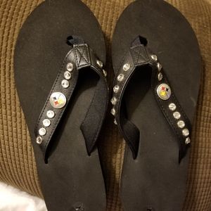 Pittsburgh Steelers Flip Flops